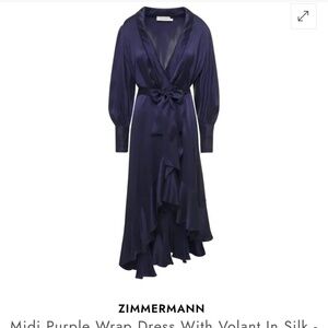 Zimmerman Silk wrap dress